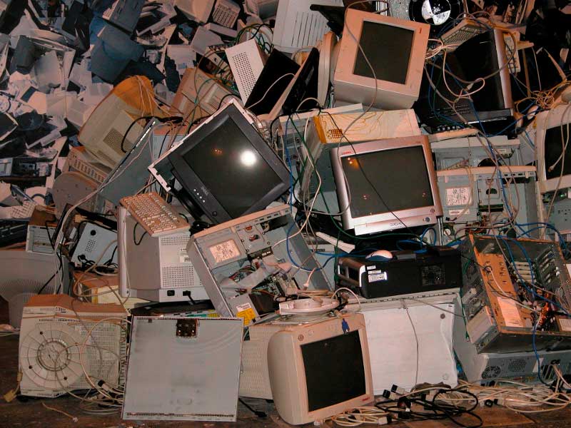 La basura electrónica (RAEE) sigue siendo un problema en España