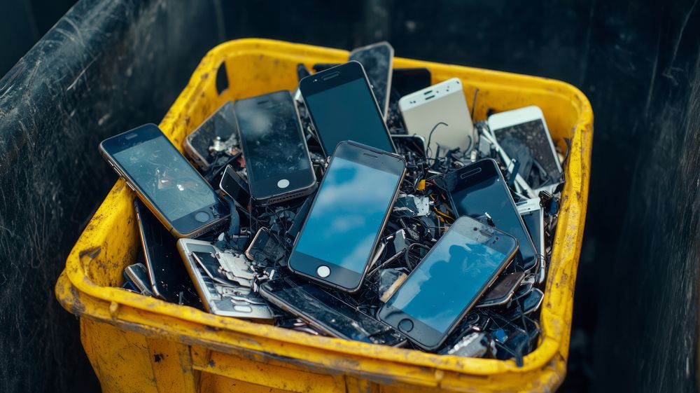 tirar moviles antiguos
